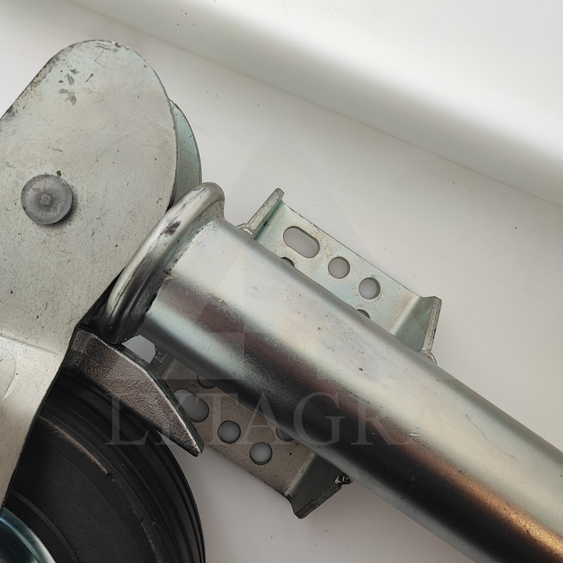 Atraminis priekabos ratukas 60 mm 220x65 mm lankstomas