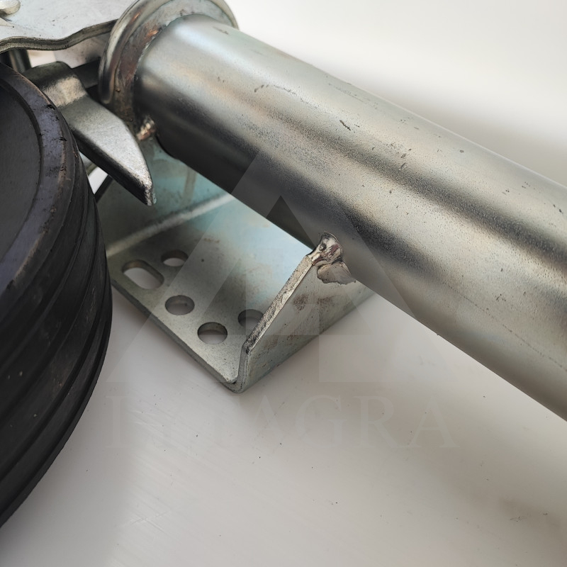 Atraminis priekabos ratukas 60 mm 220x65 mm lankstomas