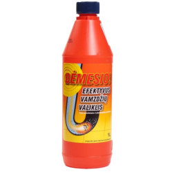 Dėmesio! kanalizacijos vamzdžių valiklis 1L