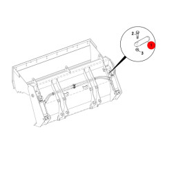 Kaištis 811/90478 811/50398  JCB 38x123mm.