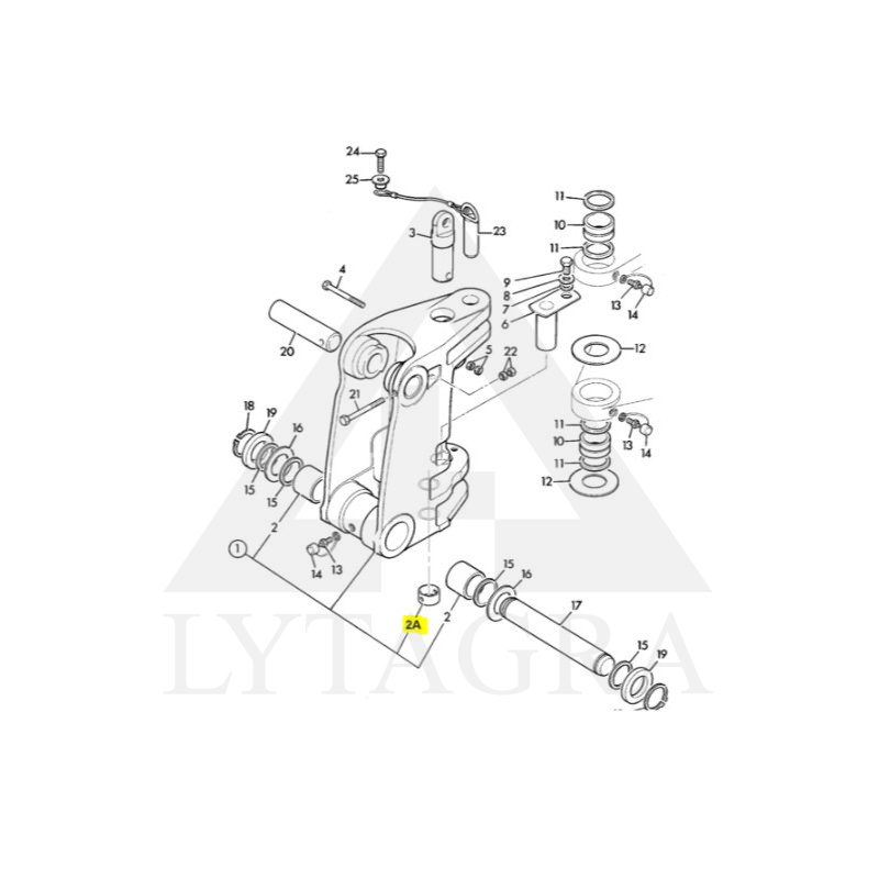 Įvorė 831/10299 JCB 55x60x40mm.