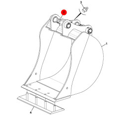 Įvorė G65/0 JCB 46x52x62