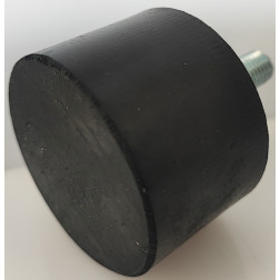 Atraminė guminė pagalvė D60xH40 mm M12x37 mm