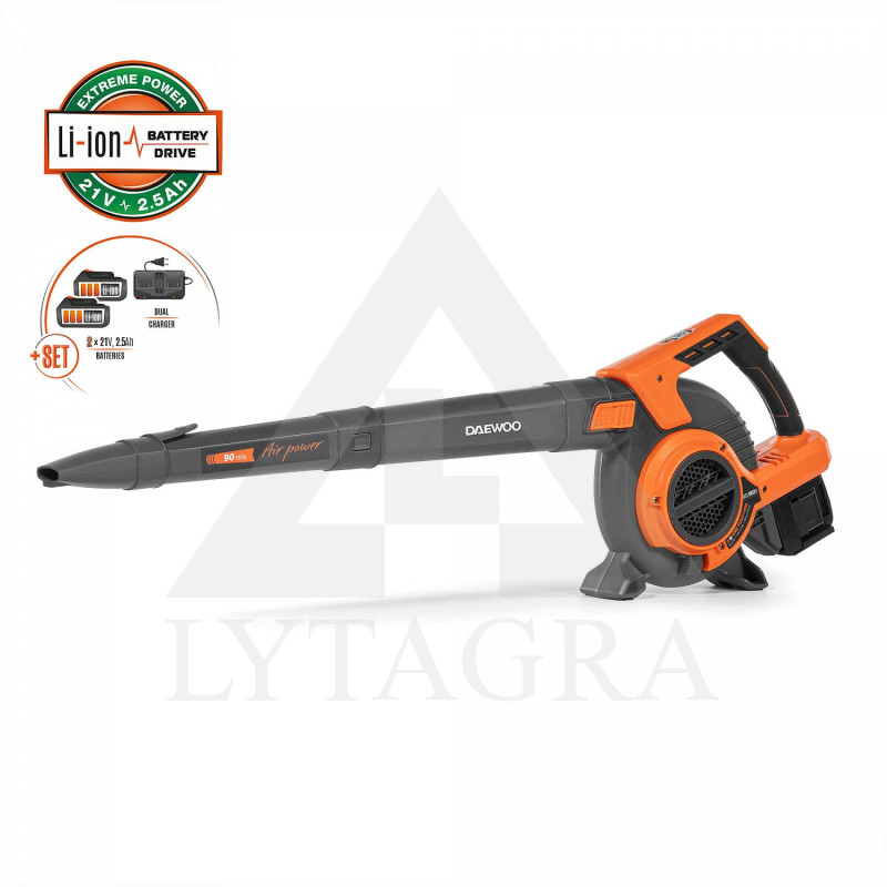 Akumuliatorinis lapų pūstuvas Daewoo DABL 9042Li SET