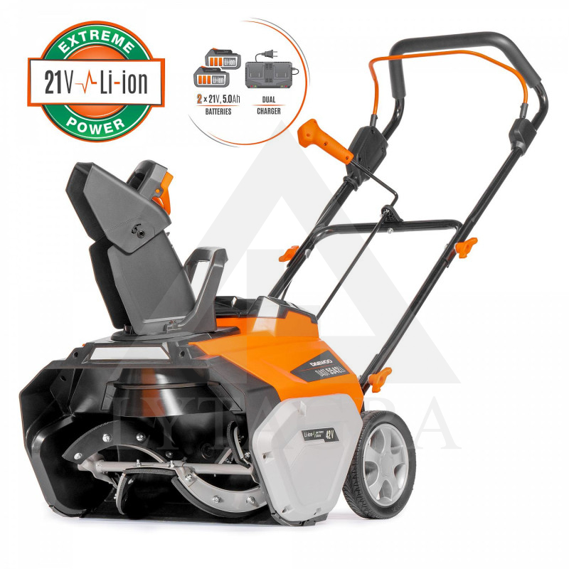 DAST 5542Li SET Akum. sniego valyt 42V / Daewoo  Su 2 x akumuliatoriais ir įkrovikliu