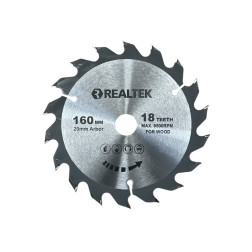 Pjovimo diskas medienai Realtek RT1602018 160x20x18T