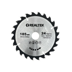Pjovimo diskas medienai Realtek RT1853024 185x30x24T