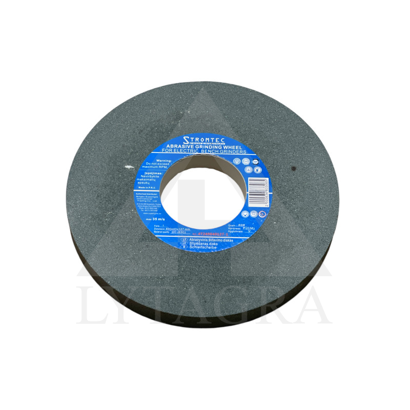 Metalo šlifavimo diskas Stromtec 400x40x127/ 9/ GC(63) /40  /