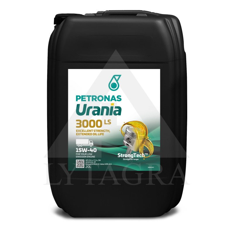 Alyva Petronas URANIA 3000 LS 15W-40 20l E9VDS4,5