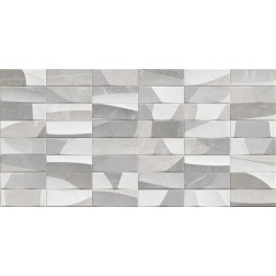 Glazūruotos keraminės sienų plytelės ASAM GRIS DEKOR , 30 x 60 cm , I rūšis