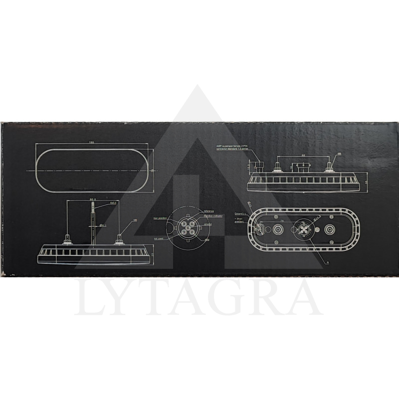 Žibintas LED Fristom FT-320 DI su bėgančiu posūkio signalu