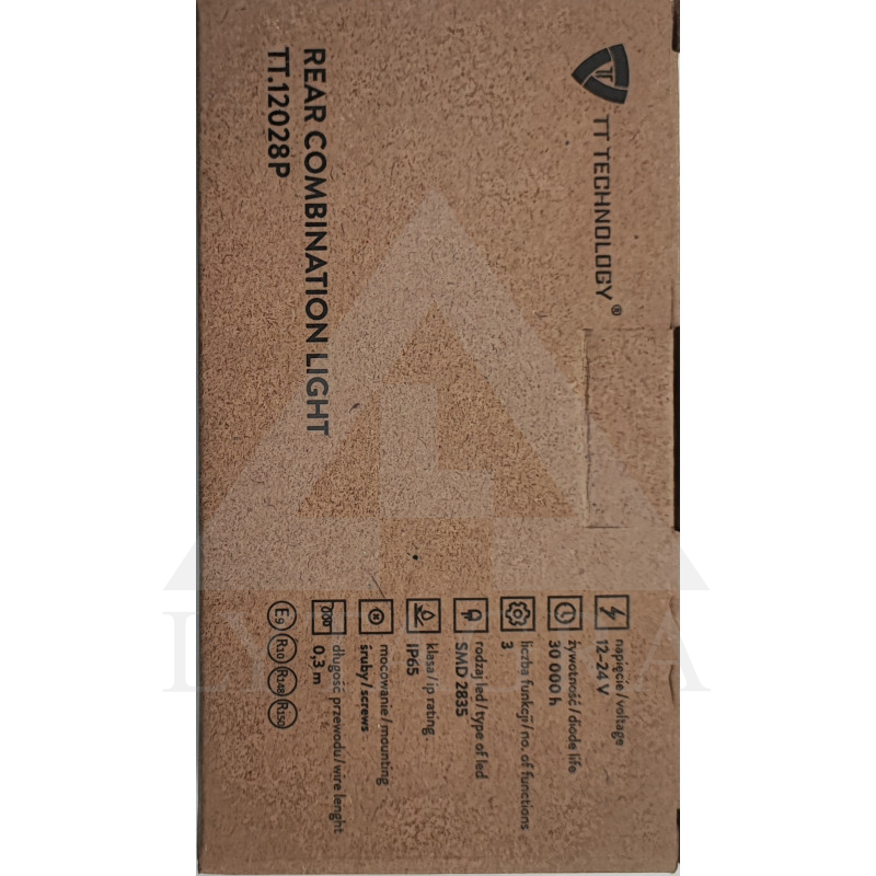 Žibintas LED su bėgančiu posūkiu TT Technology 12028 12/24V