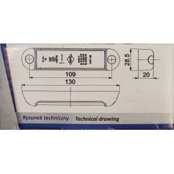 Žibintas LED Horpol LZD2964 12/24V