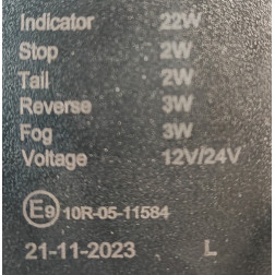 Žibintas LED Kamar L1828 12-24V