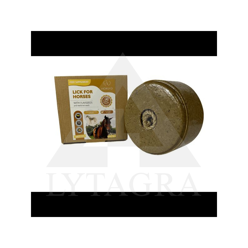 HORSYD laižomas papildas žirgų sąnariams su linų sėmenimis, be cukraus, 1 kg
