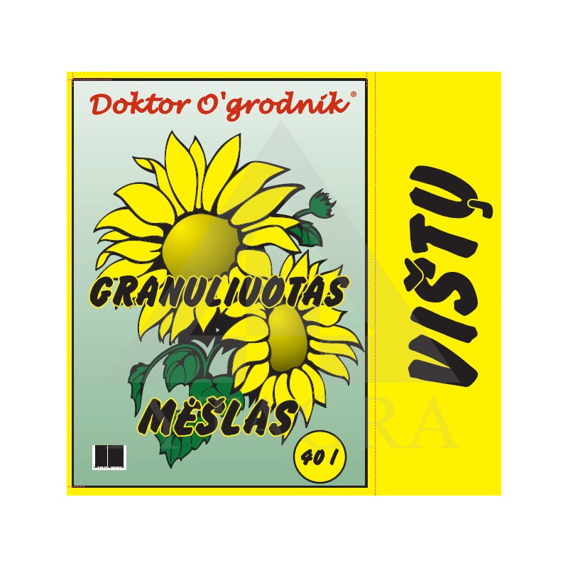 Granuliuotas vištų mėšlas 40l.