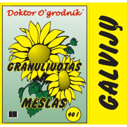 Granuliuotas galvijų mėšlas 40l.