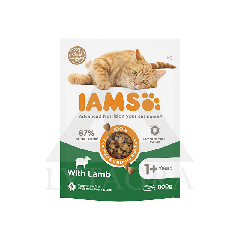 Pašaras katėms IAMS su ėriena 800 g 81603127