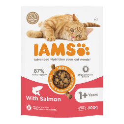 Pašaras  katėms IAMS su lašiša 800 g 81603133