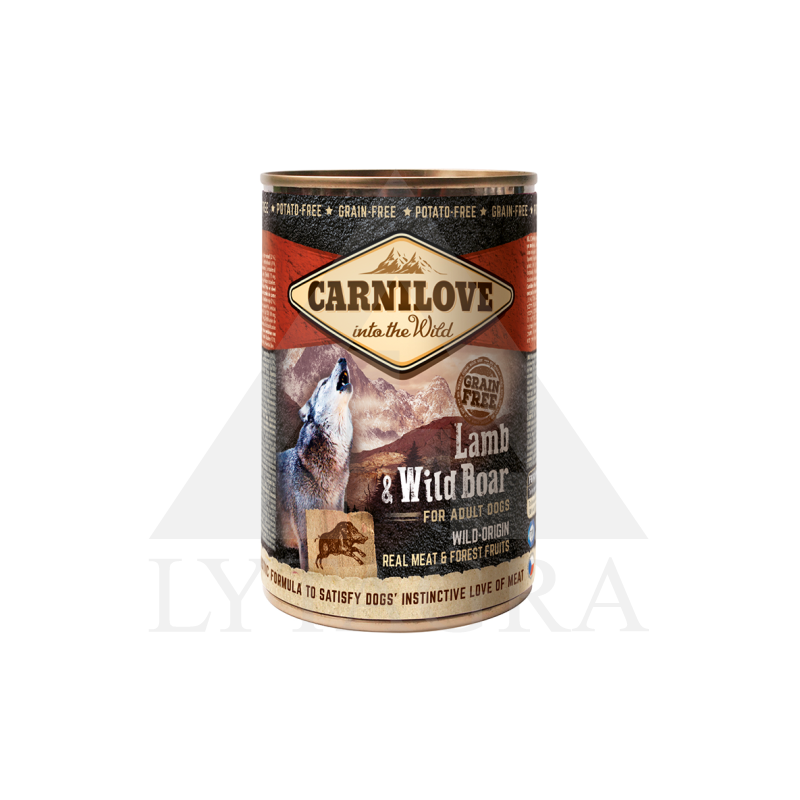 Carnilove konservai šunims Wild Meat Lamb&Wild Boar 400 g