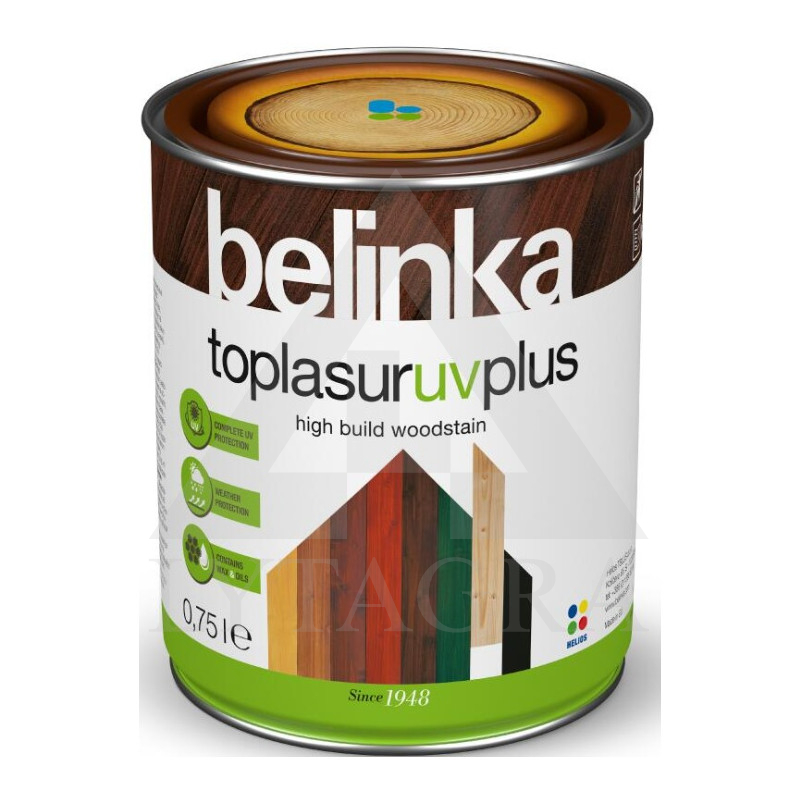 37019 Dažyvė medienai Belinka Toplasur UV Plus 19 0,75L