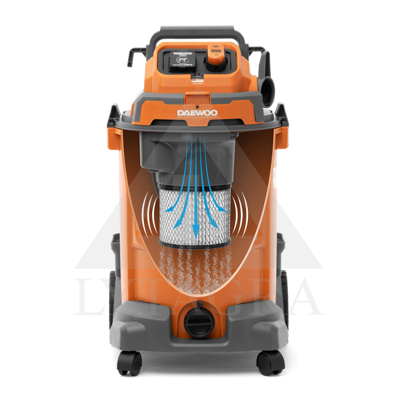 Dulkių siurblys su filtro nupurtymu Daewoo DAVC 2500SD