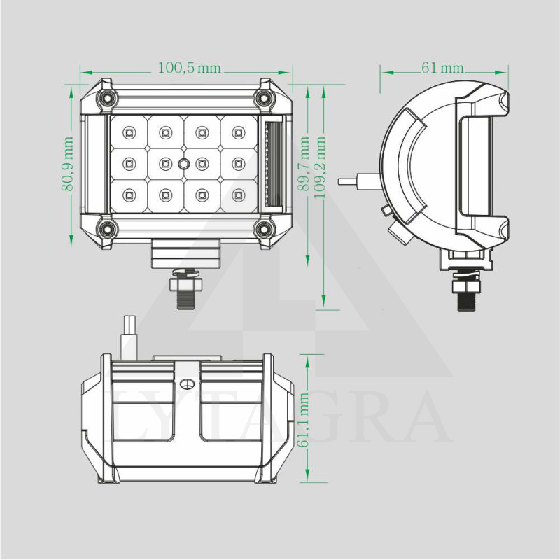 LED darbinis žibintas 26W, papildomas 453701117