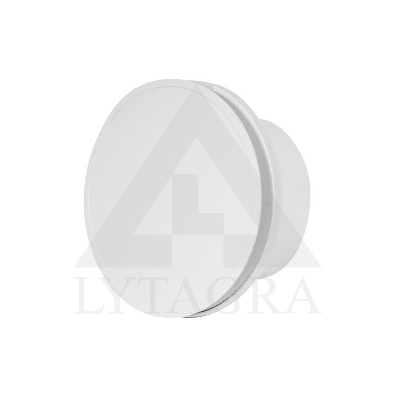 Ventiliatorius Ø 125 su laikmačiu, baltas