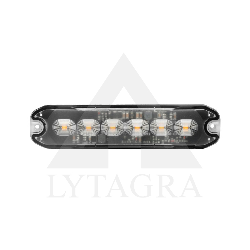 LED švyturėlis oranžinis, 12/24V