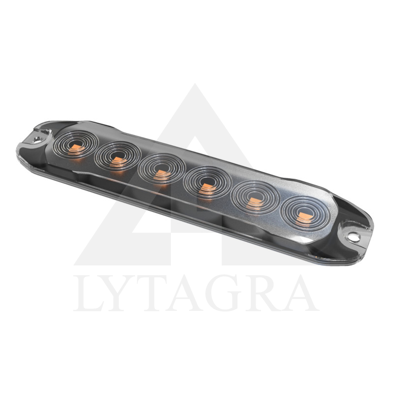 LED švyturėlis oranžinis, 12/24V