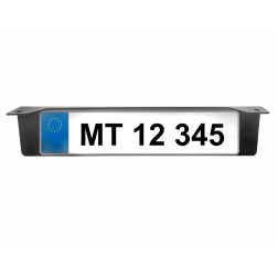 Laikiklis, LED žibinto ir valstybinio numerio (juodas)
