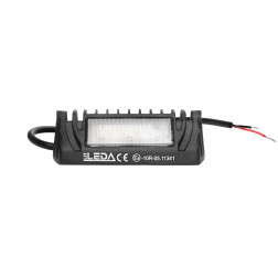 LED auto aplinkos žibintas 18W, 1000lm  (6x3W, platus spindulys), 11,8cm