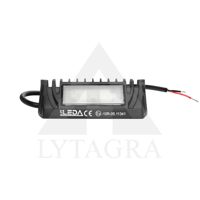 LED auto aplinkos žibintas 18W, 1000lm  (6x3W, platus spindulys), 11,8cm