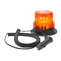 LED švyturėlis oranžinis magnetinis ir prisukamas 12V-24V ECE R10