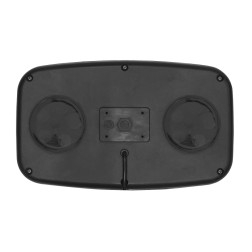 Sertifikuotas LED švyturėlis BAR oranžinis stiprus magnetinis padas 275x160x50mm, 12V-24V