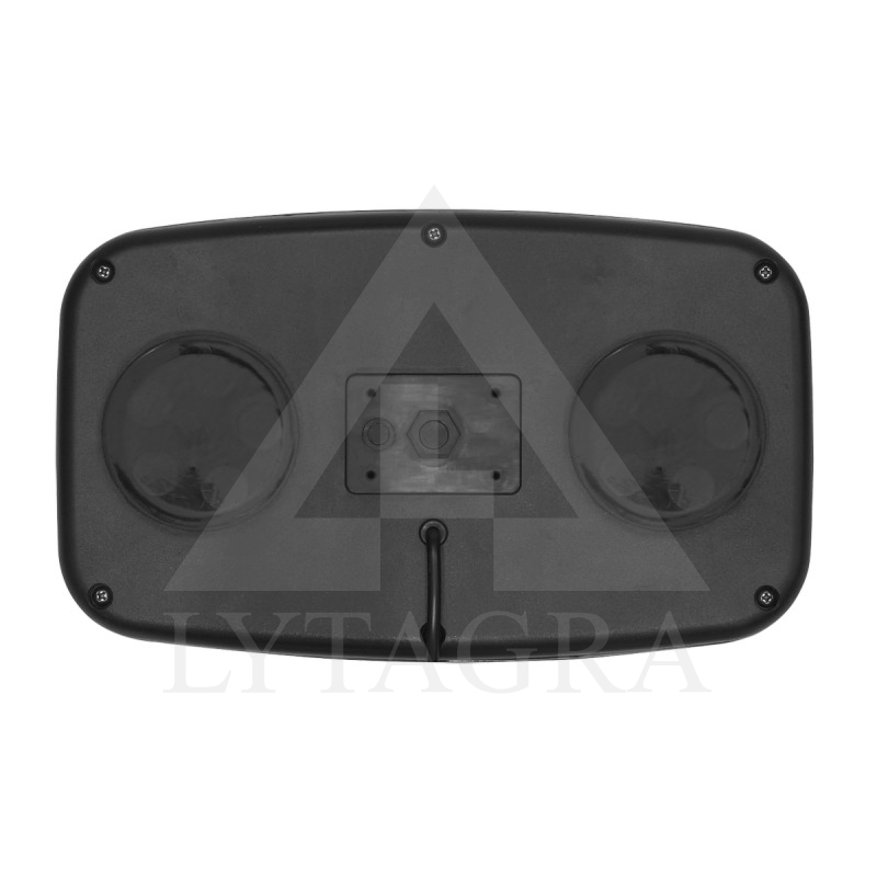 Sertifikuotas LED švyturėlis BAR oranžinis stiprus magnetinis padas 275x160x50mm, 12V-24V
