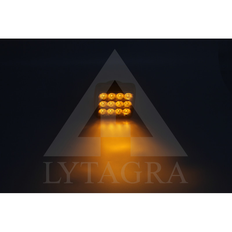 LED švyturėlių pakraunamas komplektas, oranžinis, belaidis, magnetinis