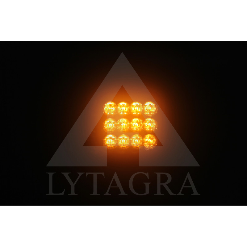 LED švyturėlių pakraunamas komplektas, oranžinis, belaidis, magnetinis