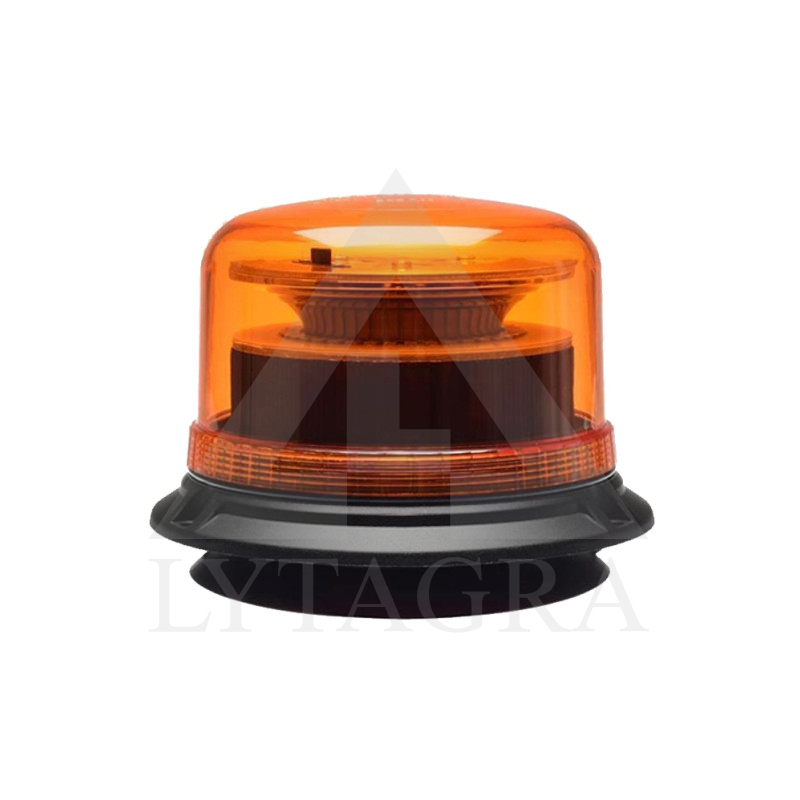 LED švyturėlis oranžinis su magnetu ir prisukamas 12-24V