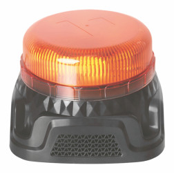 LED švyturėlis oranžinis, su atbulinės eigos garsiniu signalu (prisukamas) 12-24 V