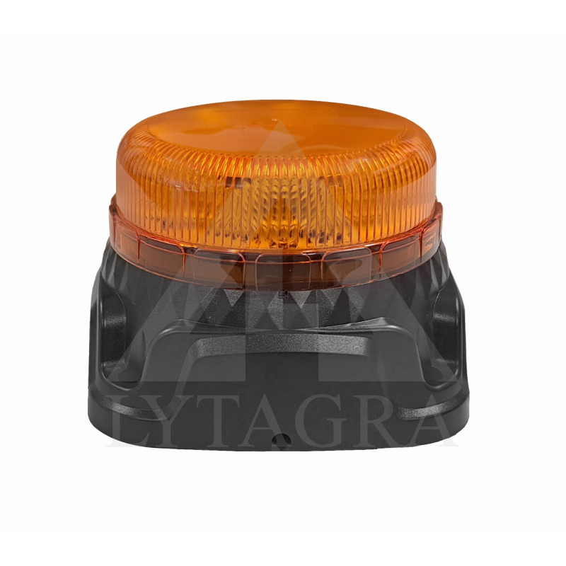 LED švyturėlis oranžinis, su atbulinės eigos garsiniu signalu (prisukamas) 12-24 V
