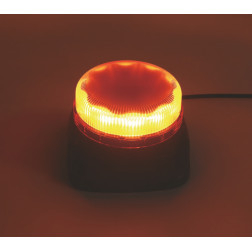 LED švyturėlis oranžinis, su atbulinės eigos garsiniu signalu (prisukamas) 12-24 V