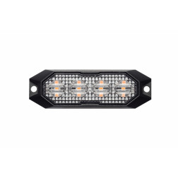 LED švyturėlis geltonas, 4 LED blykstė, (15 funkcijų), tvirtinamas varžtais, klijuojamas su sinchronizacija, 9W, 12/24V LED švyturėlis geltonas, 4 LED blykstė, (15 funkcijų), tvirtinamas varžtais, klijuojamas su sinchronizacija, 9W, 12/24V