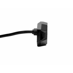 LED švyturėlis geltonas, 4 LED blykstė, (15 funkcijų), tvirtinamas varžtais, klijuojamas  su sinchronizacija, 9W, 12/24V