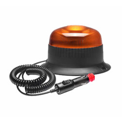 LED švyturėlis oranžinis, mini, su magnetu ir prisukamas, 12-24V, ECE R65, R10