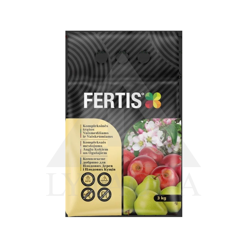 FERTIS kompleksinės trąšos vaismedžiams ir vaiskrūmiams 3kg