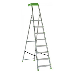 Statybinės kopėčios ELKOP su lentynėle 8 pakopu