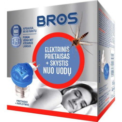 Elektrinis fugimatorius nuo uodų + skystis BROS