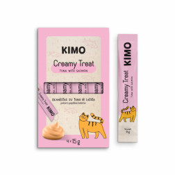 Skanėstai katėms Kimo Cat Creamy su tunu ir lašiša 60 g