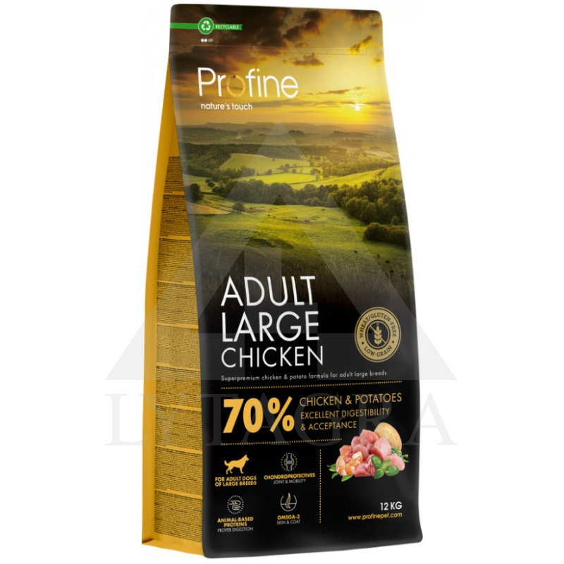 Profine sausas maistas didelių veislių šunims su vištiena 12 kg